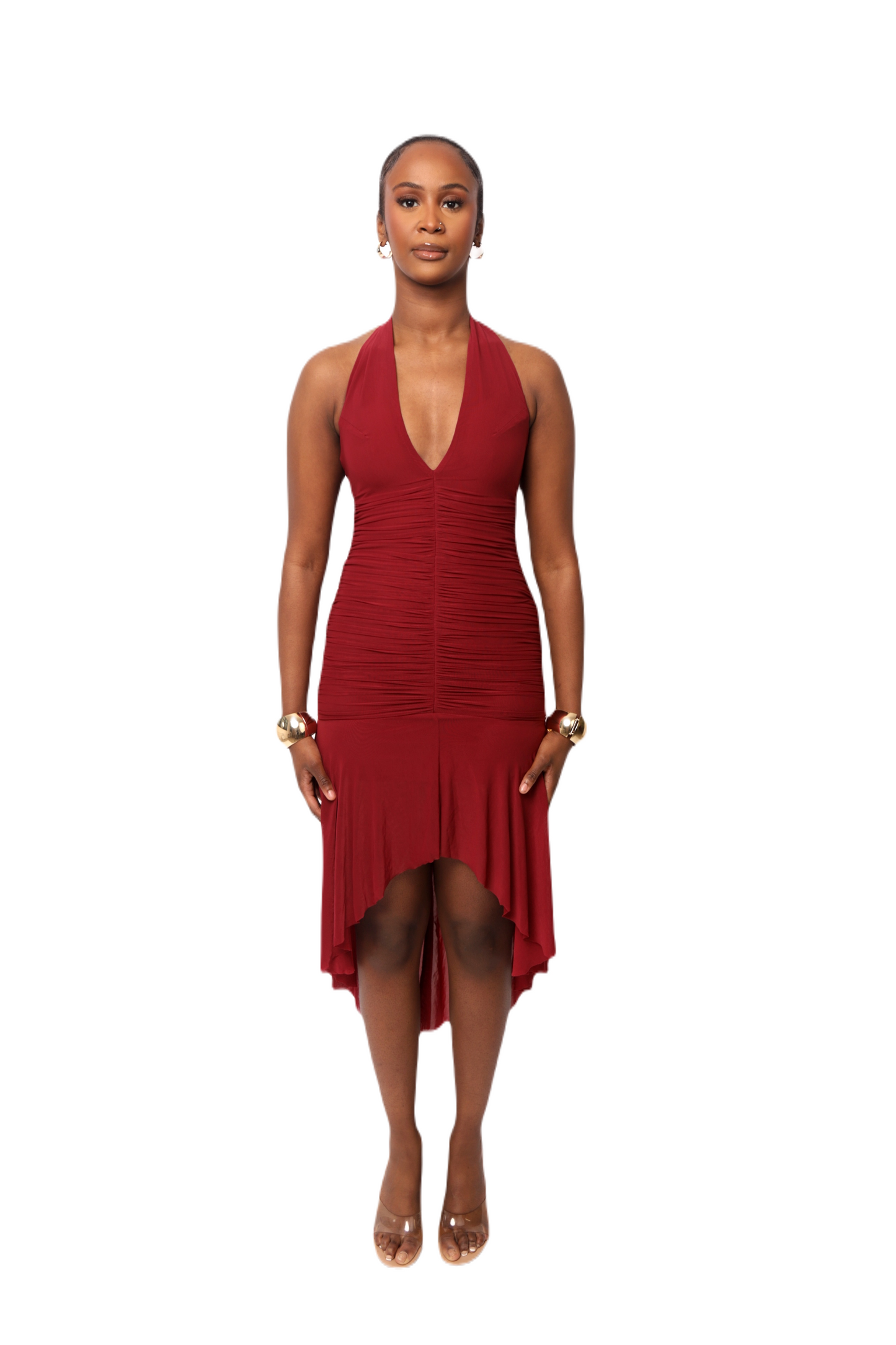 SERAPHINA DRESS - WINE